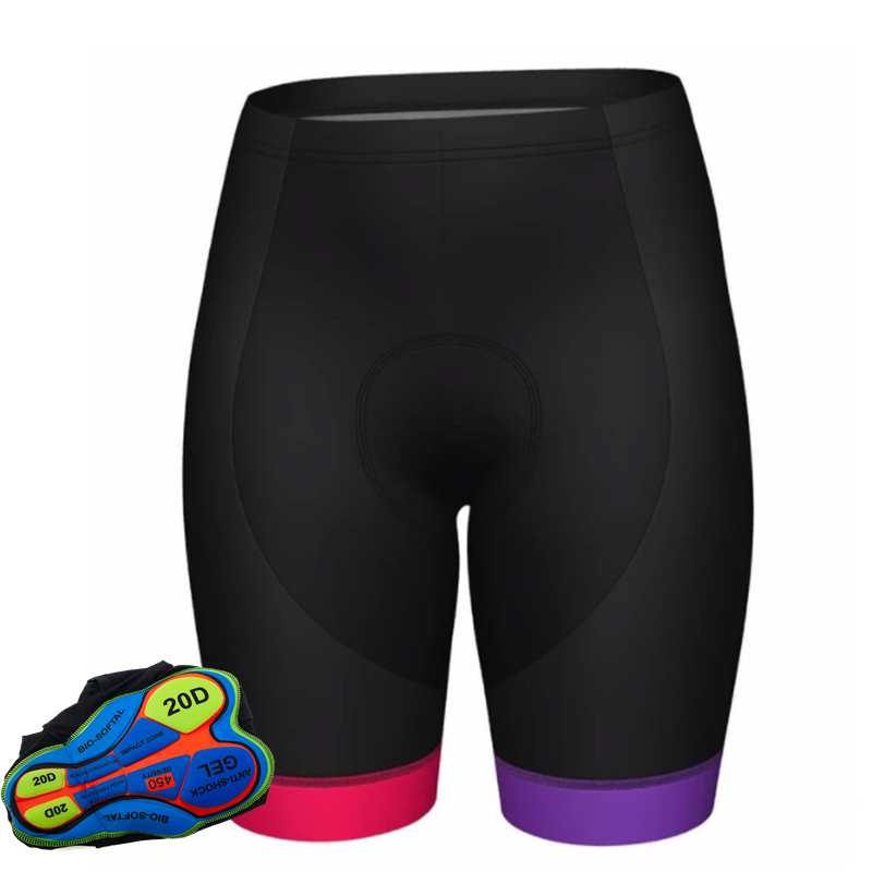 Mountain Biking Shorts Women - 20D جل الوسادة الدراجة الجوارب الجبلية