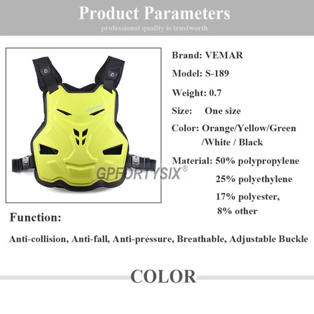 VEMAR الكبار دراجة نارية درع ع - مراجعة Mountain Biking Chest Protector وسعره