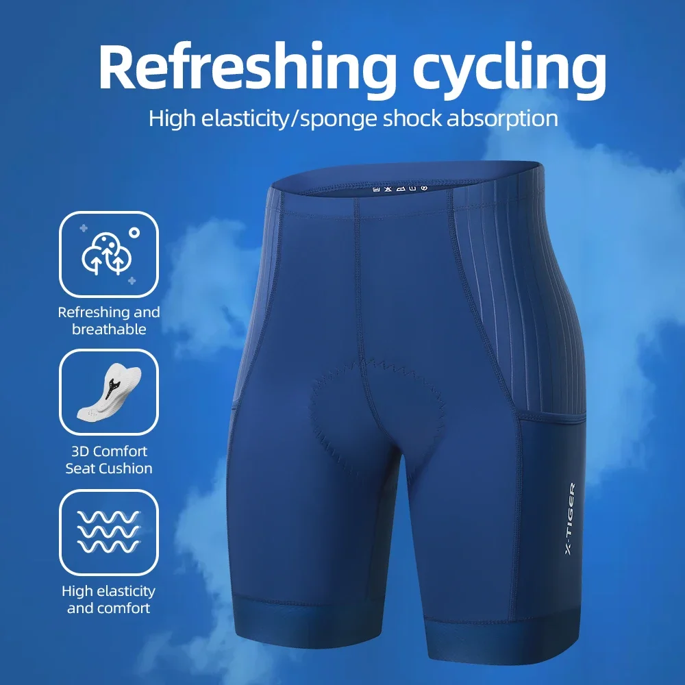 X-TIGER المرأة الدراجات السراو - مراجعة Mountain Biking Shorts Women وسعره