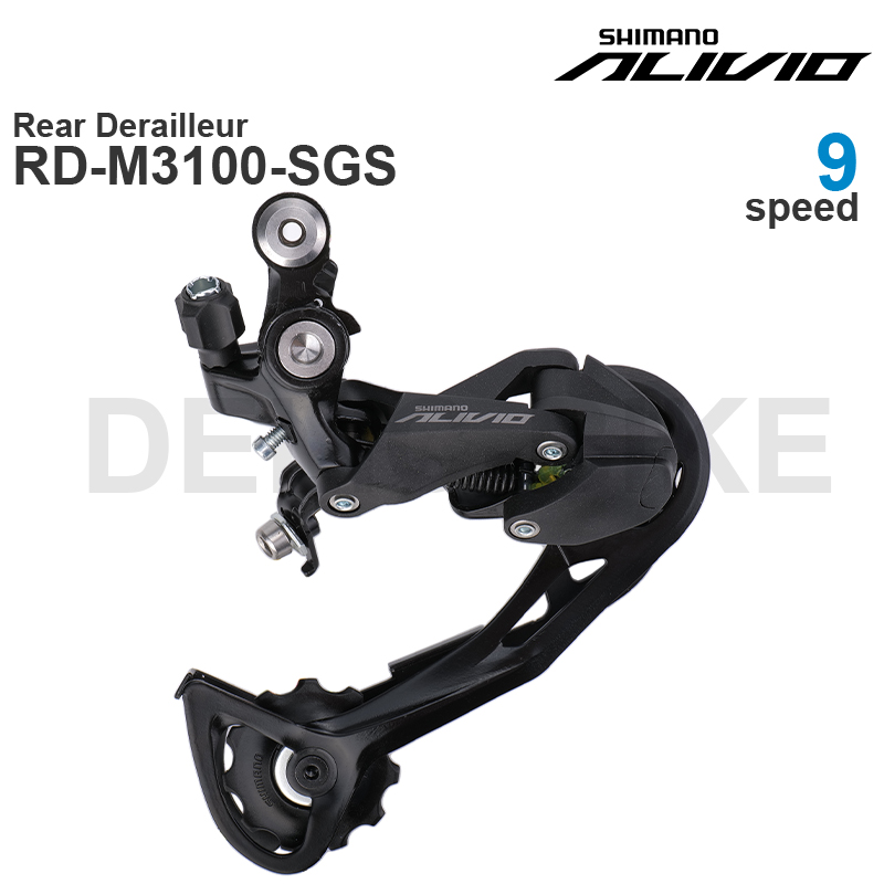 مجموعة شيمانو أليفيو M3100، مب - مراجعة Rear Derailleur Shadow وسعره