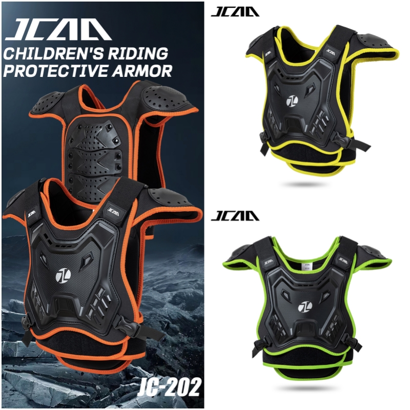 واقي صدر للأطفال من JCAA مع وس - مراجعة Mountain Biking Chest Protector وسعره