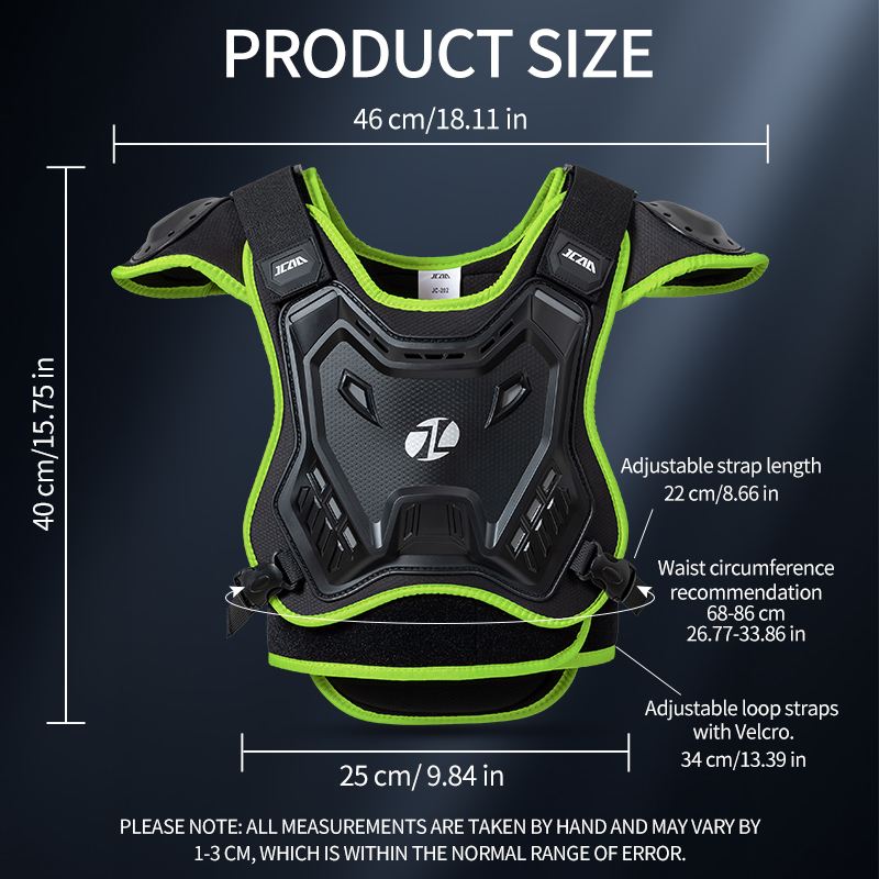 واقي صدر للأطفال من JCAA مع وس - مراجعة Mountain Biking Chest Protector وسعره