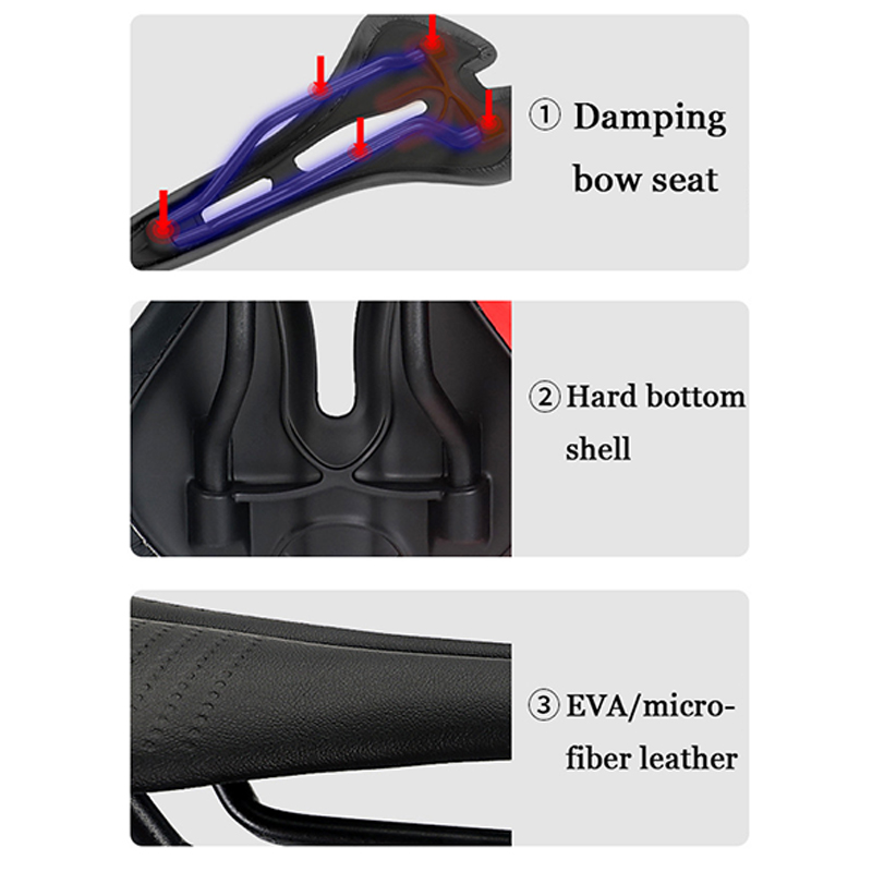 TOSEEK دراجة السرج خفيفة MTB ا - مراجعة Mtb Saddle Lightweight وسعره